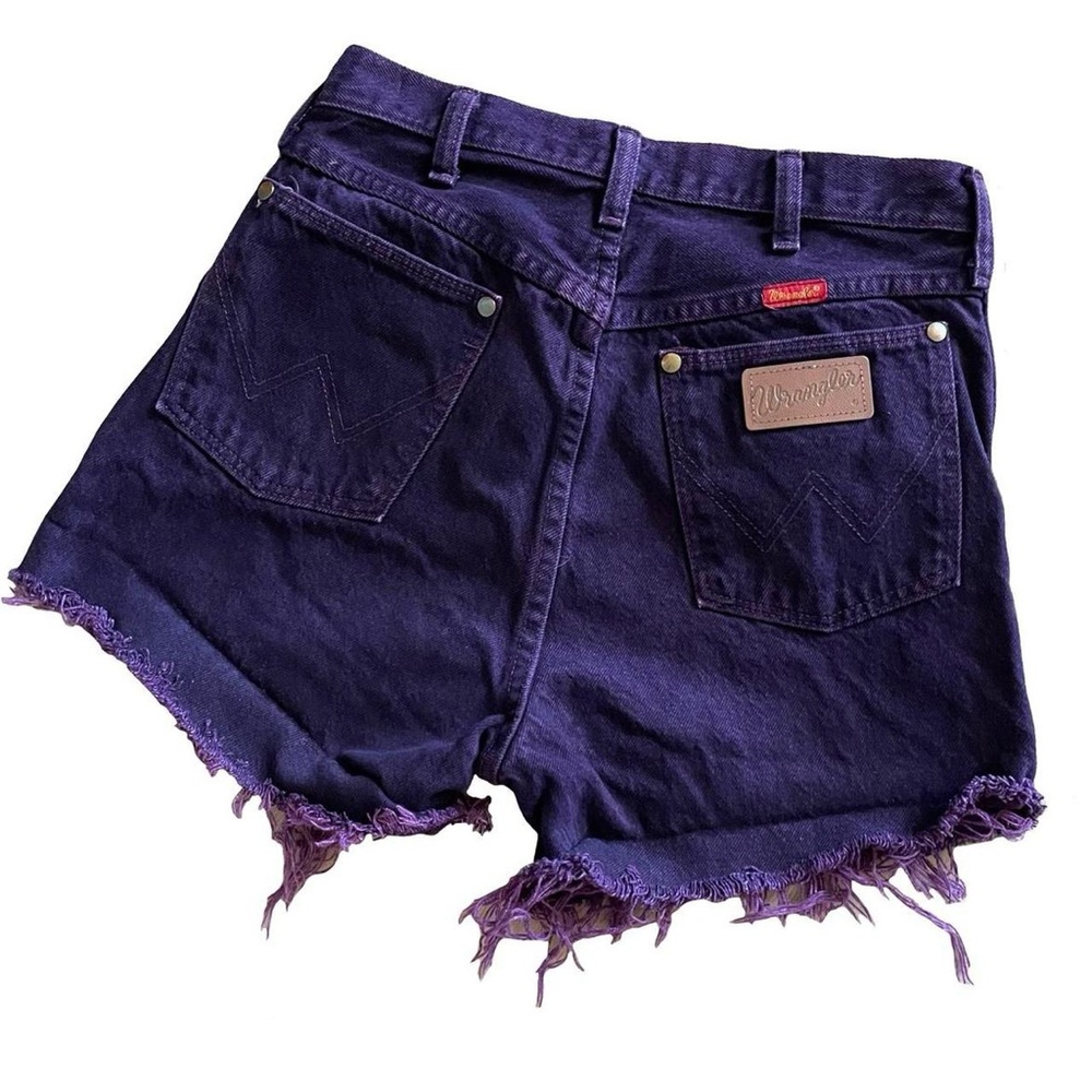 Wrangler Women's Purple Denim Shorts